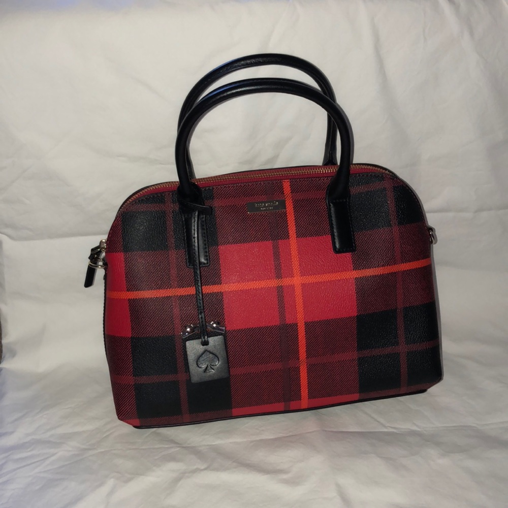 NWT Kate Spade Plaid Purse